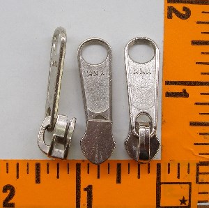 (LS) YKK 5 Coil Nickel Slider Regular Old Style