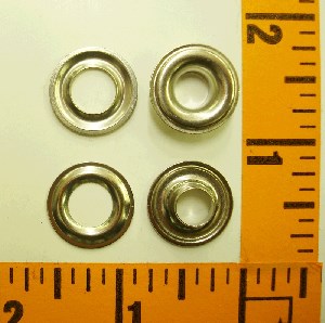 Nickel Plated Brass Grommet #1 5/16