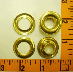 Bronze Brass Grommet #4  1/2