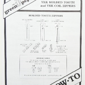 Green Pepper How to: All about YKK zippers