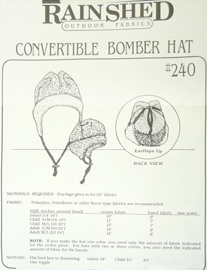 The Rain Shed Convertible Bomber Hat