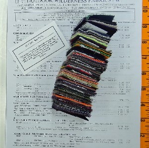 Nylon/Woven fabric samples