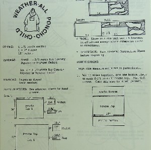 SG37 Sew Go Weatherall Childs Poncho