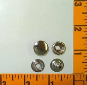 Steel Snap #24 Set Nickel Plated