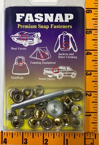 Steel Snaps Size 24 Kit Nickel Plated