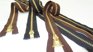 YKK Metal Toothed Zippers